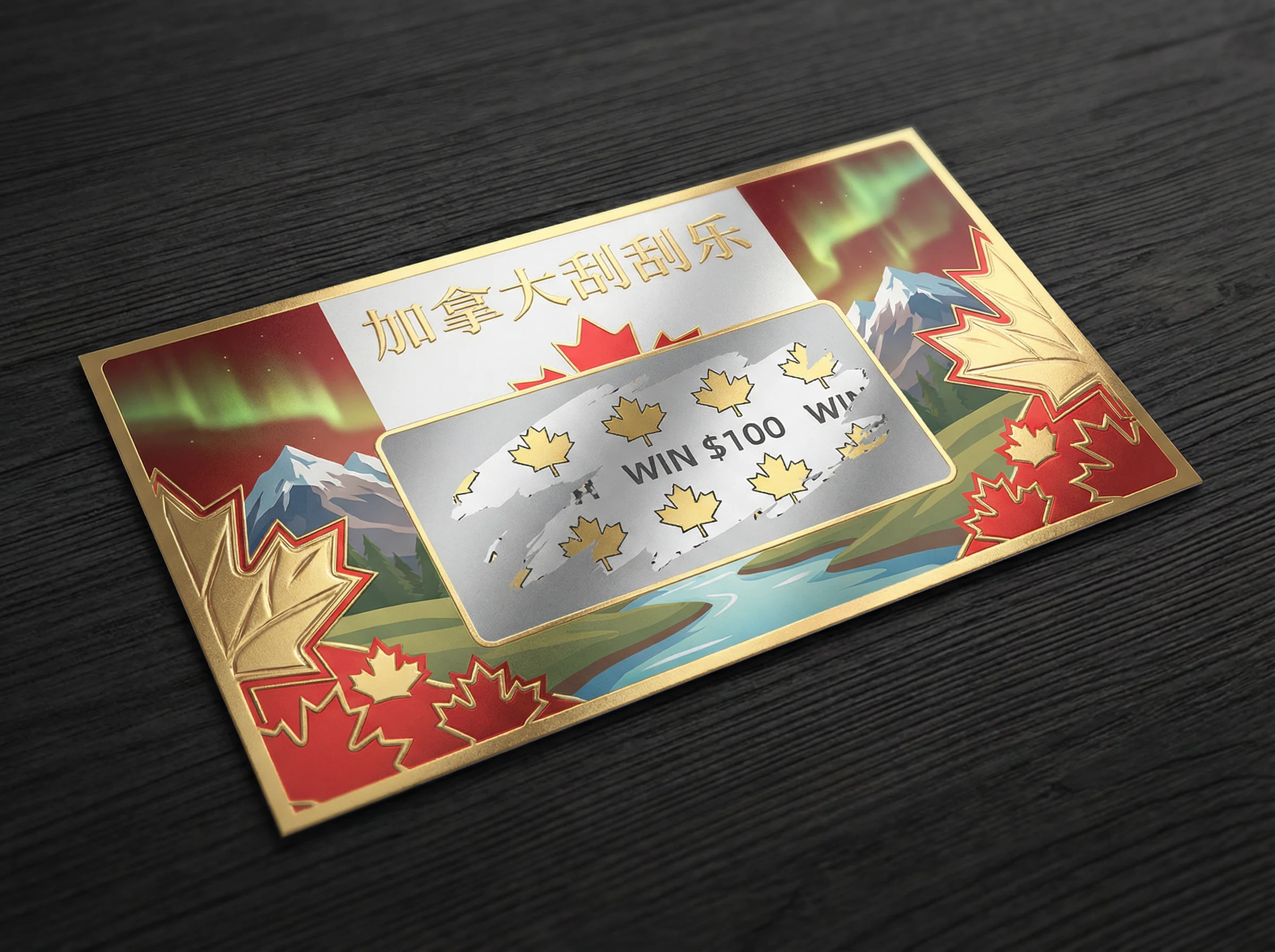 加拿大枫叶中奖截图 - 刮刮乐